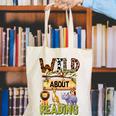 Wild About Reading Reading Books And Bookworm Library Day Canvas Tote Bag Wild About Reading Reading Books And Bookworm Library Day Canvas Tote Bag