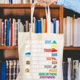 I Will Read Books On A Boat & Everywhere Reading Kids Book Canvas Tote Bag