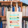 I Will Read Books On A Boat Kids Reading Read Books Canvas Tote Bag