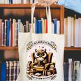 Wise Owl Reading Books Canvas Tote Bag