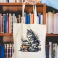 Wolf Reading Book Librarian Library Wolves Canvas Tote Bag Wolf Reading Book Librarian Library Wolves Canvas Tote Bag