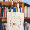 Women's Chai Tea And Books Chai Latte Lover Canvas Tote Bag Women's Chai Tea And Books Chai Latte Lover Canvas Tote Bag