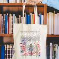 Wonderland Garden & Vintage Textbook Canvas Tote Bag Wonderland Garden & Vintage Textbook Canvas Tote Bag