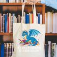 In A World Full Of Bookworms Be A Book Dragon Canvas Tote Bag