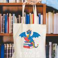 In A World Full Of Bookworms Be A Book Dragon Reading Canvas Tote Bag In A World Full Of Bookworms Be A Book Dragon Reading Canvas Tote Bag