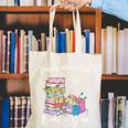 Yarn Quote Easily Distracted By Books And Yarn Reader Canvas Tote Bag
