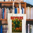 Zombie Tee Horror Movie Poster Vintage Comic Book Graphic Premium Canvas Tote Bag