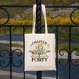 1986 Chapter Forty 40th Birthday Wildflower Book Canvas Tote Bag