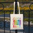 8647 Equal Rights Book Flower Trump Women Rights Feminist Canvas Tote Bag