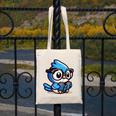 Adorable Book Lover Blue Jay With Reading Glasses Cute Raglan Baseball Tee Canvas Tote Bag
