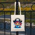 Adorable Book Lover Pirate With Reading Glasses Cute Canvas Tote Bag Adorable Book Lover Pirate With Reading Glasses Cute Canvas Tote Bag