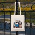 Animals Raccoon Reading Book Librarian Across America Kids Canvas Tote Bag