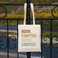 Book Chapter Verse Christian Bible Reformed Theology Canvas Tote Bag Book Chapter Verse Christian Bible Reformed Theology Canvas Tote Bag