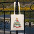 Book Christmas Tree For Librarians Book Lovers Canvas Tote Bag