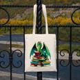 Book Dragon Reading Books Canvas Tote Bag