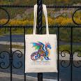 Be a Book Dragon Reading Canvas Tote Bag