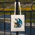 Book Lover Bookworm Reading Books Dragon Sci-Fi Character Canvas Tote Bag Book Lover Bookworm Reading Books Dragon Sci-Fi Character Canvas Tote Bag