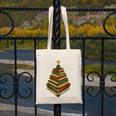 Book Lover Christmas Graphic For Librarians Canvas Tote Bag Book Lover Christmas Graphic For Librarians Canvas Tote Bag