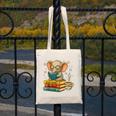 Book Lover Elephant Reading Books Library Read Books Be Kind Canvas Tote Bag