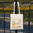 Book Lover Moonlight Reading Scene Night Canvas Tote Bag