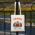 Book Lover Racoon Reading Bookish The Book Was Better Canvas Tote Bag Book Lover Racoon Reading Bookish The Book Was Better Canvas Tote Bag