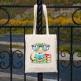 Book Lover Reading Iguana Canvas Tote Bag