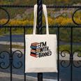 Book Lovers Im With The Banned Books For Reading Librarian Canvas Tote Bag Book Lovers Im With The Banned Books For Reading Librarian Canvas Tote Bag