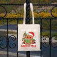 Book Reading Just Waiting For Christmas Gingerbread Canvas Tote Bag