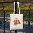 Book Reading Kafee Librarian Vele Books And Little Time Canvas Tote Bag