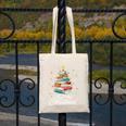 All Booked For Christmas Book Christmas Book Lover Librarian Canvas Tote Bag