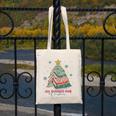 All Booked For Christmas Book Christmas Tree Lights Bookish Canvas Tote Bag