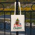 All Booked For Christmas Librarian Reader Xmas Pajama Canvas Tote Bag All Booked For Christmas Librarian Reader Xmas Pajama Canvas Tote Bag