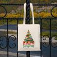 All Booked For Christmas Reading Books Librarian Holiday Canvas Tote Bag