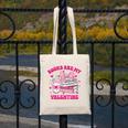 All Booked For Valentines Book Reading Coquette Bow Canvas Tote Bag