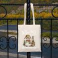 Bookish Christmas North Pole Book Club Snowman Book Worm Canvas Tote Bag