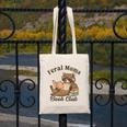 Bookish Feral Moms Book Club Raccoon Mother's Day Bookworm Canvas Tote Bag Bookish Feral Moms Book Club Raccoon Mother's Day Bookworm Canvas Tote Bag