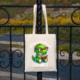 Books Never Go Extinct Reading Dinosaur Bookish Nerdy Canvas Tote Bag