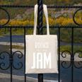 Books Are My Jam Graphic For Introverts Canvas Tote Bag