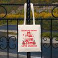 Books Are My Love Language Valentine Book Reading Teacher Canvas Tote Bag