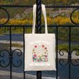 Too Many Books Not Enough Time Skeleton Flowers Reader Canvas Tote Bag