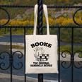 Books The Original Handheld Device Book Lover Premium Canvas Tote Bag