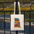 Books Painting Colorful Art Abstract Graphic Books Canvas Tote Bag Books Painting Colorful Art Abstract Graphic Books Canvas Tote Bag
