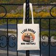 I Like Books More Than People Glasses Canvas Tote Bag I Like Books More Than People Glasses Canvas Tote Bag