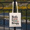 Books Are My Therapy Coffee Books Flowers Bookish Book Lover Canvas Tote Bag Books Are My Therapy Coffee Books Flowers Bookish Book Lover Canvas Tote Bag