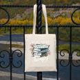 Books Are My Therapy Summer Reading Book Lovers Canvas Tote Bag
