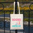 I Like My Books Spicy Coffee ICY Canvas Tote Bag