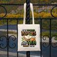 Bookworm If It Involves Books And Tea Lover Reading Premium Tri-Blend Canvas Tote Bag