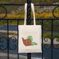 Bookworm Worm Reading Book Lover Read Books Librarian Canvas Tote Bag