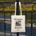 Bronte Novel Wuthering Heights Moorland Gothic Book Cover Canvas Tote Bag