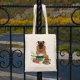 Capybara Glasses Reading Books Capybara Nerd Bookworm Canvas Tote Bag